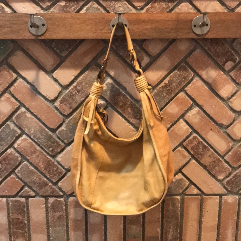 Leather Yelllow Nine West Purse
